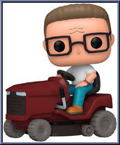 Hank on Lawn Mower Action Figure