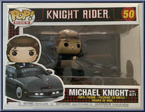 Michael Knight (with Kitt) from Knight Rider - Pop! Rides manufactured by Funko [Front]