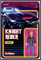 Michael Knight from Knight Rider - ReAction Figures manufactured by Super7 [Front]