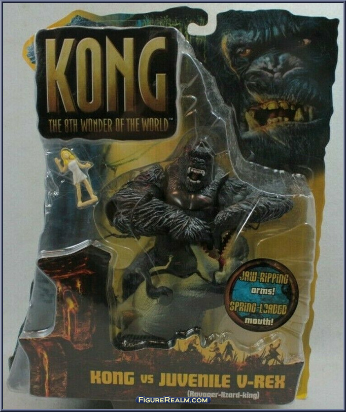 King Kong VS Juvenile V-rex 8th Wonder of The World Figure Playmates for sale online