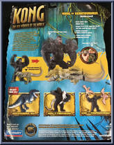 Kong vs Venatosaurus from Kong - 8th Wonder of the World - Minis manufactured by Playmates [Back]
