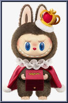 Let's Checkmate King from Labubu - The Monsters - Plush manufactured by Pop Mart [Loose]