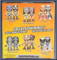 Solar (Gold Costume) from Legends of Lucha Libre - Mini manufactured by Boss Fight Studio [Back]