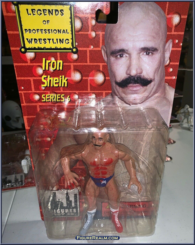 Legends of Professional Wrestling (series 06) (2000)   IronSheik-Bloody-S6-Front