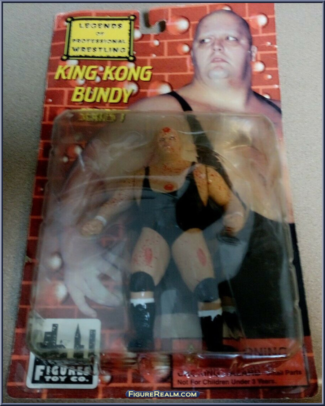 Legends of Professional Wrestling (series 01) (1999) KingKongBundy-Bloody-S1-Front