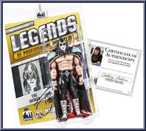 Demon (Autographed Edition) from Legends of Professional Wrestling - Yellow Cards manufactured by Figures Toy Company [Front]