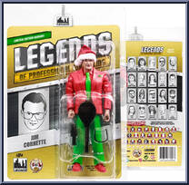 Jim Cornette (Christmas) from Legends of Professional Wrestling - Yellow Cards manufactured by Figures Toy Company [Front]