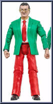 Jim Cornette (Green Jacket) from Legends of Professional Wrestling - Yellow Cards manufactured by Figures Toy Company [Loose]