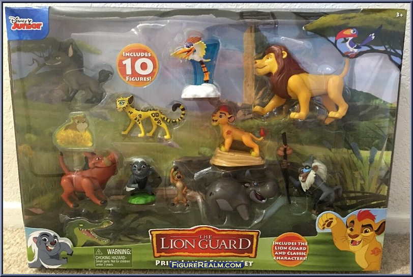 Pride Land's Figure Set - Lion Guard - Basic Series - Just Play Action ...