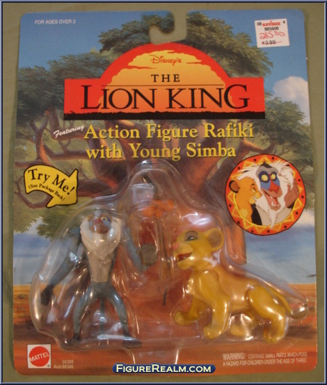 Rafiki / Young Simba - Lion King - Action Figures - Mattel Action Figure