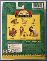 Pumbaa & Timon from Lion King - Simba's Pride manufactured by Mattel [Back]