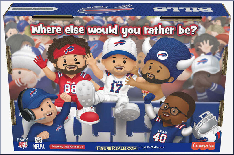 Buffalo Bills Little People Collector NFL FisherPrice Action Figure