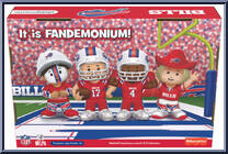 Buffalo Bills (Alternate Jersey) from Little People Collector - NFL manufactured by Fisher-Price [Back]