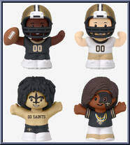 New Orleans Saints from Little People Collector - NFL manufactured by Fisher-Price [Loose]