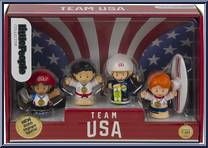 Team USA (Summer 2020) from Little People Collector - Olympics manufactured by Fisher-Price [Front]