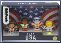 Team USA (Summer 2020) from Little People Collector - Olympics manufactured by Fisher-Price [Front]