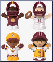 Washington Commanders from Little People Collector - NFL manufactured by Fisher-Price [Loose]
