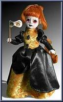 Isabel (Orange) from Living Dead Dolls - Series 16 - Variants manufactured by Mezco [Loose]