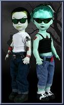 Psycho Billies from Living Dead Dolls - Exclusives manufactured by Mezco [Loose]