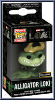 Alligator Loki from Loki - Pop! Keychains manufactured by Funko [Front]