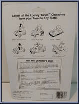 Bugs Bunny from Looney Tunes - Blue Cards manufactured by ERTL [Back]