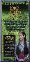 Arwen (Ornate Lavender Dress Box) from Lord of the Rings - Fellowship of the Ring - 12" Special Edition Collector Series manufactured by Toy Biz [Back]