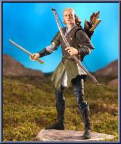 lord of the rings trilogy legolas with rohan armor action figure