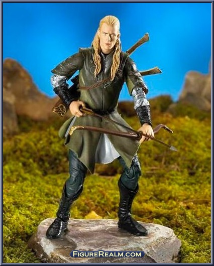 lord of the rings trilogy legolas with rohan armor action figure