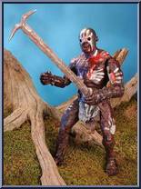 Berserker Uruk-Hai (Sword Swinging Attack Action) from Lord of the Rings - Trilogy - Two Towers - Series 2 manufactured by Toy Biz [Loose]