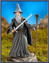 Gandalf the Grey (Blue Sword Sheath) from Lord of the Rings - Trilogy - Fellowship of the Ring - Series 4 manufactured by Toy Biz [Loose]