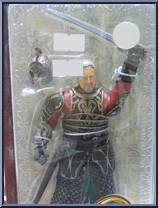 King Theoden in Armor (Sword Slashing Action) from Lord of the Rings - Trilogy - Two Towers - Series 1 manufactured by Toy Biz [Front]