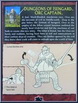 Dungeons Of Isengard Orc Captain from Lord of the Rings - Trilogy - Two Towers - Series 4 manufactured by Toy Biz [Back]