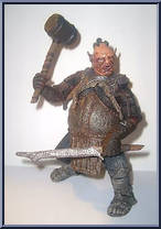 Dungeons Of Isengard Orc Captain from Lord of the Rings - Trilogy - Two Towers - Series 4 manufactured by Toy Biz [Loose]