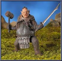 Dungeons Of Isengard Orc Captain from Lord of the Rings - Trilogy - Two Towers - Series 4 manufactured by Toy Biz [Loose]