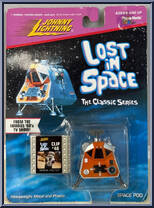 Space Pod (Clip #48) from Lost in Space - Classic Series - Johnny Lightning manufactured by Playing Mantis [Front]