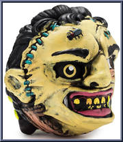 Leatherface from Madballs - Horrorballs manufactured by Kidrobot [Loose]