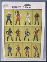 Soldier (White Uniform) from Magnificent Team - Basic Series manufactured by Paco [Back]