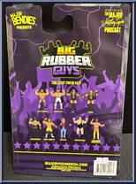 Andre the Giant (Black) from Major Wrestling Figure Podcast - Big Rubber Guys manufactured by Unknown [Back]