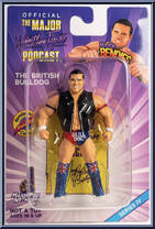 British Bulldog from Major Wrestling Figure Podcast - Major Bendies - Series 4 manufactured by Unknown [Front]