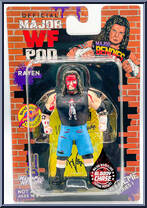 Raven (Bloody Chase) from Major Wrestling Figure Podcast - Major Bendies - Extreme Series 1 manufactured by Unknown [Front]