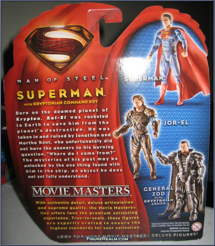 Mattel Superman Man of Steel Movie Masters Kryptonian Command