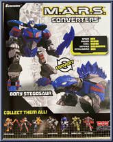 Bony Stegosaur from M.A.R.S. - Converters manufactured by Hap-P-Kid [Back]