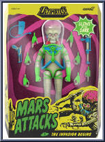 Martian (Invasion Begins) (Glows in the Dark) from Mars Attacks - Ultimate manufactured by Super7 [Front]