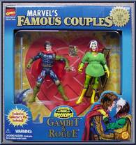 Gambit & Rogue (Age of Apocalypse) from Marvel - Famous Couples manufactured by Toy Biz [Front]