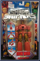 Iron Man from Marvel - Shape Shifters 2005 manufactured by Toy Biz [Front]