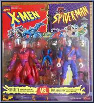 Magneto & Chameleon from Marvel - Canadian 2-Pack - Series 1 manufactured by Toy Biz [Front]
