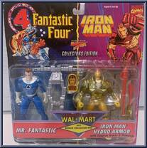 Mr. Fantastic & Iron Man (Hydro Armor) Action Figure