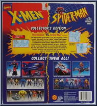 Nightcrawler vs. Spider-Man (Web-Racer) from Marvel - Wal-Mart 2-Packs manufactured by Toy Biz [Back]