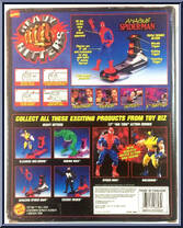 Amazing Spider-Man from Marvel - Heavy Hitters manufactured by Toy Biz [Back]