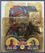 Spider-Man vs Green Goblin from Marvel - Greatest Moments manufactured by Toy Biz [Front]